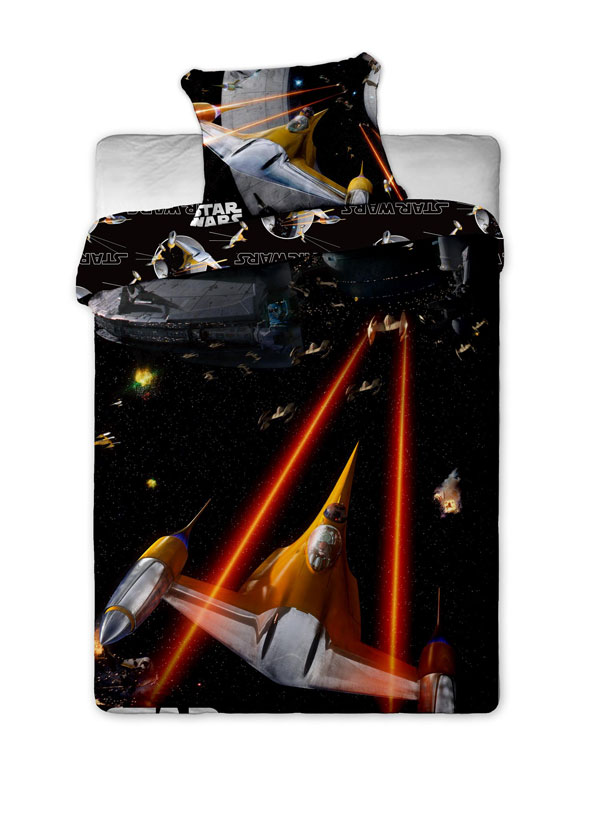 Jerra fabrics Povlečení Star Wars spaceships bavlna 140/200, 70/90 cm
