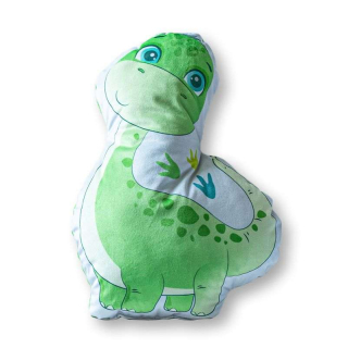 Tvarovaný plyšový polštářek Dino