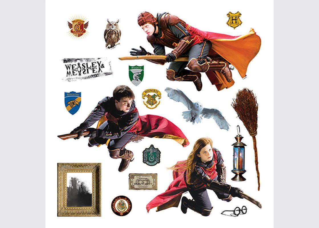 Nálepky na zeď Harry Potter Znaky