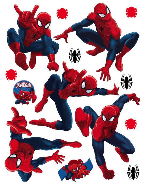 Samolepky na zeď Spiderman