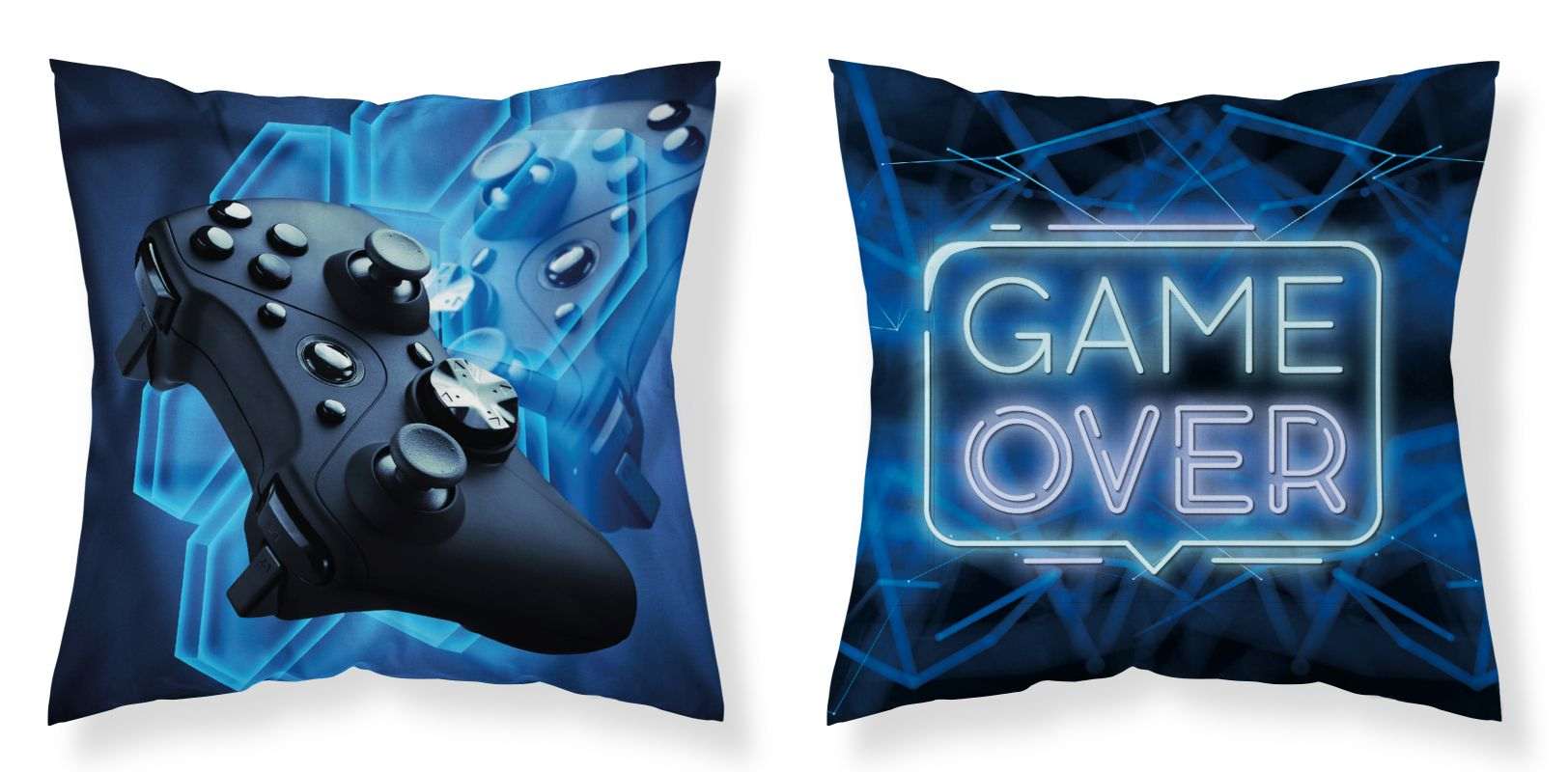 Povlak na polštářek Game Over blue 