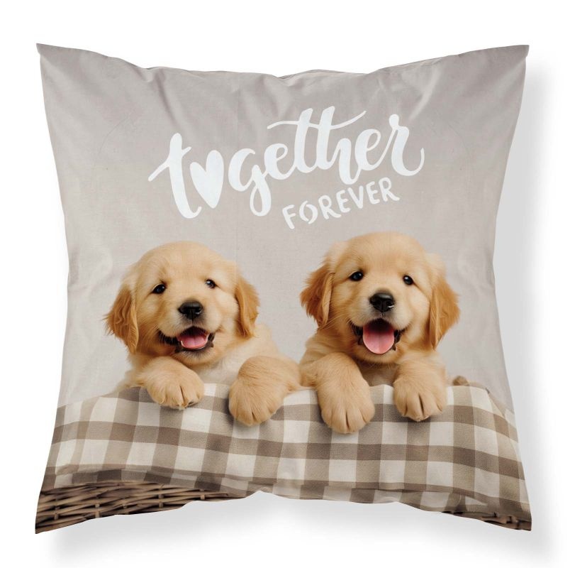 Povlak na polštářek Pejsci micro 40/40