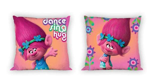 Povlak na polštářek Trollové Poppy micro 40x40