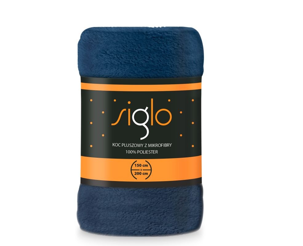 Plyšová deka  modrá super soft 150/200