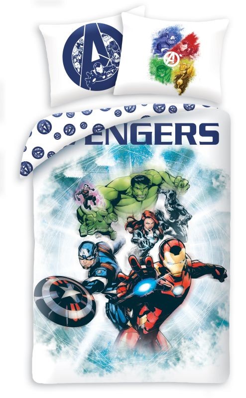 Povlečení Avengers white