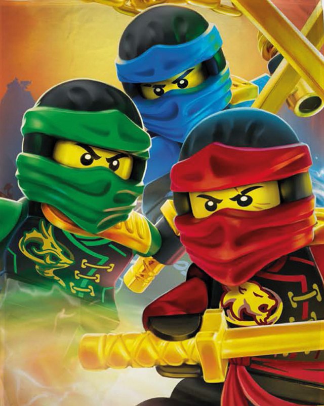 Fleece deka Lego Ninjago 