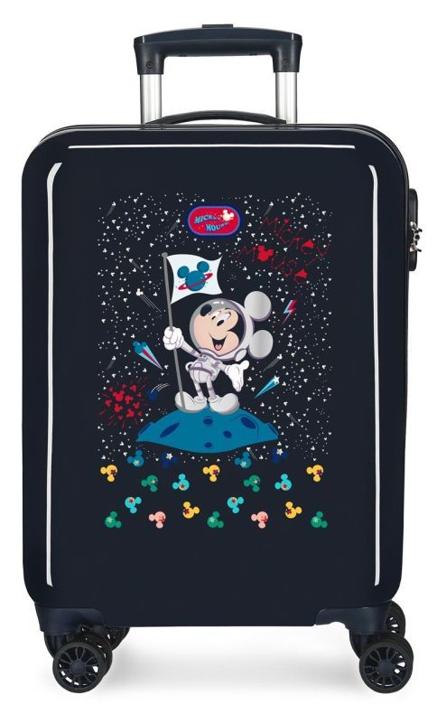 ABS Cestovní kufr Mickey On the Moon 55 cm