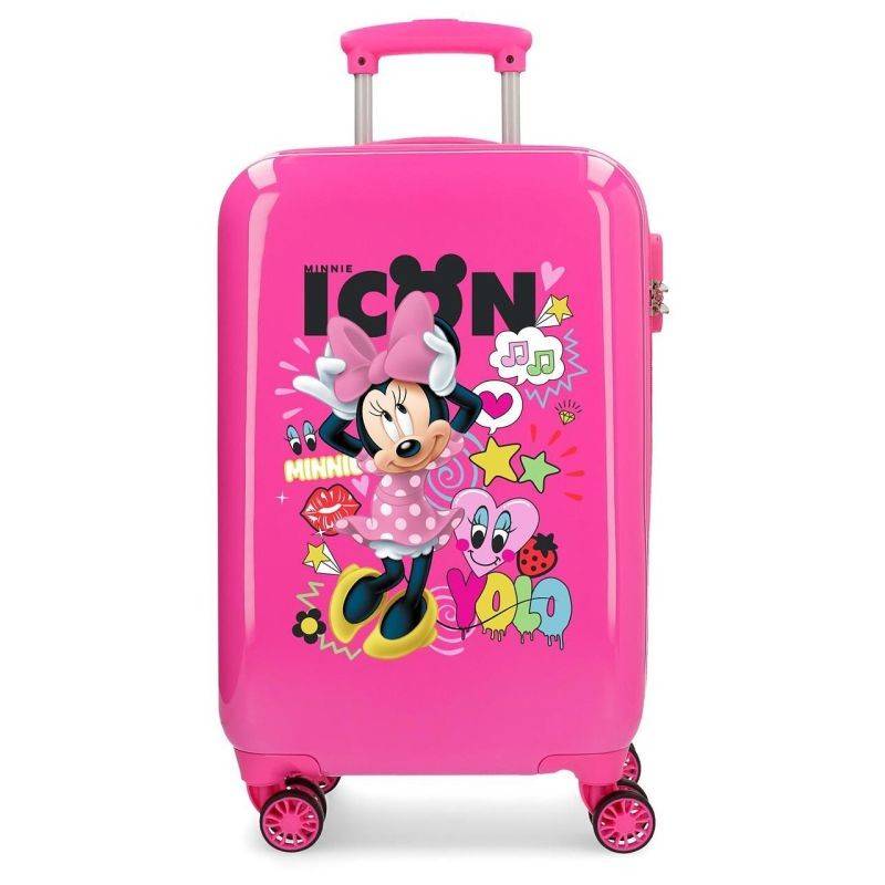 ABS Cestovní kufr Minnie Icon Enjoy 55 cm