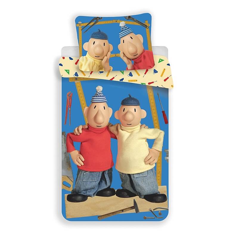 Povlečení Pat a Mat blue