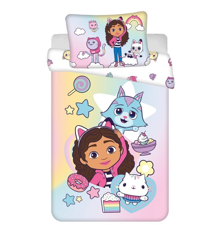 Povlečení do postýlky Gábinin kouzelný domek Sugar Dream baby 100/135, 40/60