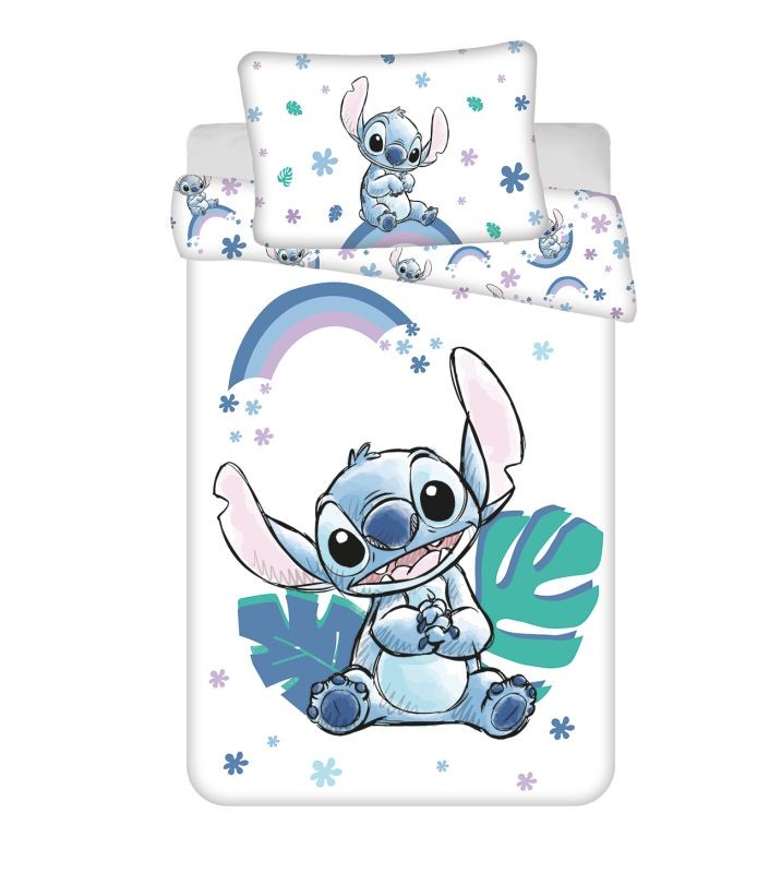 Povlečení do postýlky Lilo and Stitch Rainbow baby 100/135, 40/60