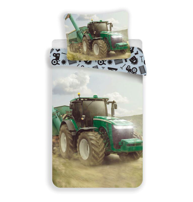 Povlečení Traktor green