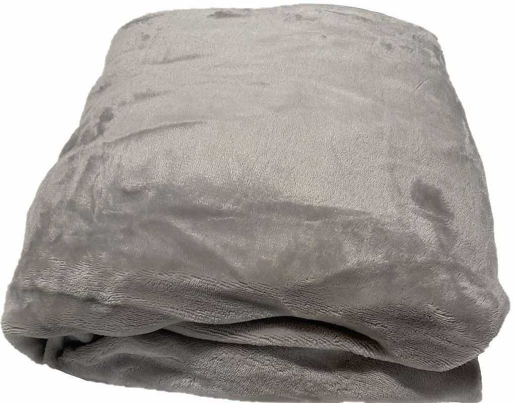 Mikroplyšové prostěradlo světle šedá 180/200