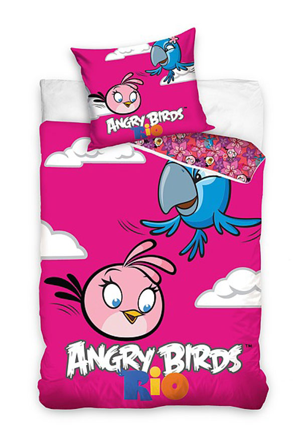 Povlečení Angry Birds Rio Stella a Perla 