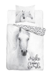Povlečení Kůň white