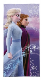 Osuška Ledové Království 2 Anna a Elsa vločky