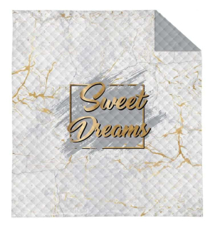 Přehoz na postel Sweet Dreams mramor white 170/210