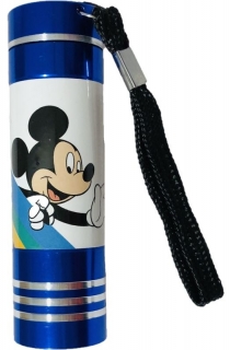 LED baterka Mickey modrá