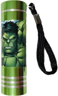 LED baterka Avengers zelená