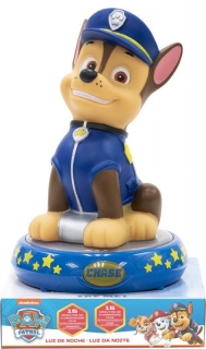 Noční stolní LED lampička 3D figurka Tlapková Patrola Chase