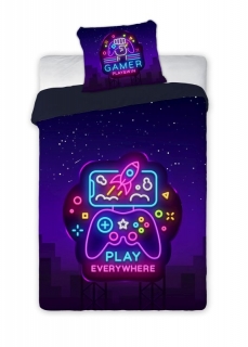 Povlečení Gamer Neon