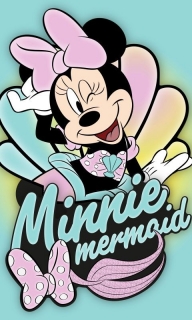 Dětský ručník Minnie mermaid