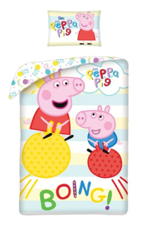 Povlečení Peppa Pig Boing v látkovém vaku