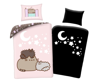 Svítící povlečení Pusheen 