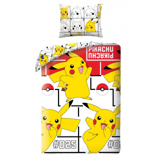 Povlečení Pokémon Pikachu Happy