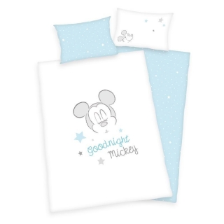 Povlečení do postýlky Mickey Good Night Bio Bavlna