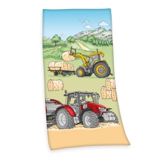 Osuška Traktor cartoon 75/150
