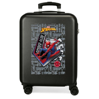 ABS Cestovní kufr Spiderman Great Power black 55 cm