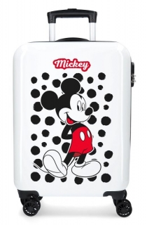 ABS Cestovní kufr Mickey Enjoy the Day Dots 55 cm
