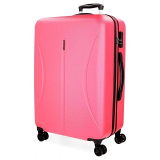 ABS Cestovní kufr Roll Road Camboya Růžový 80 cm