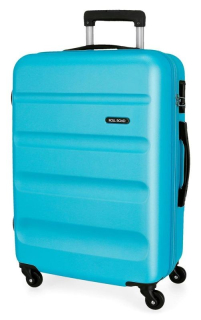 ABS Cestovní kufr Roll Road Flex Light Blue 75 cm