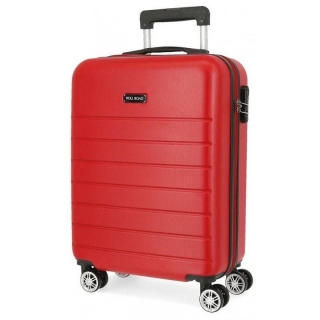 ABS Cestovní kufr Roll Road Magazine Červený 55 cm