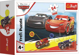 Puzzle Cars Blesk McQueen a Jackson Storm 54 dílků