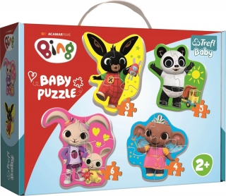 Baby puzzle Králíček Bing 4v1
