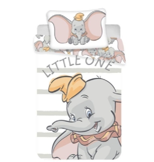Povlečení Dumbo grey stripe