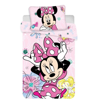 Povlečení do postýlky Minnie butterfly 2