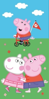 Osuška Peppa Pig na louce