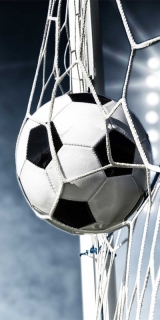 Osuška Fotbal míč v síti