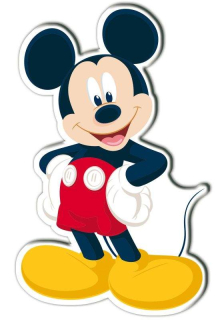 Tvarovaný polštářek Mickey 02
