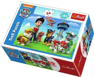 Puzzle Tlapková Patrola 54 dílků Dobrá parta