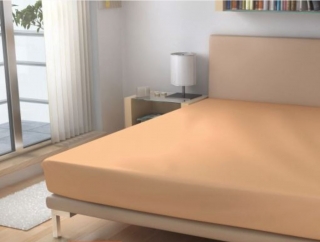 Prostěradlo Mikroplyš Meruňkové 90/200